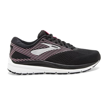 Brooks Addiction 14 Stabila Löparskor Dam Svarta / Rosa / Silver | 603-CJQDWN