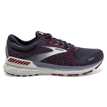 Brooks Adrenaline GTS 21 Stabila Löparskor Herr Marinblå / Grå / Röda | 269-OLAVGI