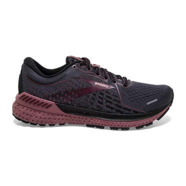 Brooks Adrenaline GTS 21 Stabila Löparskor Dam Svarta | 519-DRCYSU