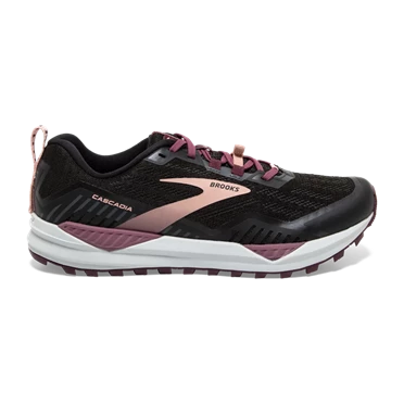 Brooks Cascadia 15 Trail löparskor Dam Svarta / Korall | 015-HVIQKT