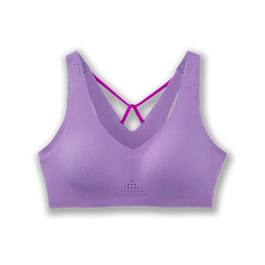 Brooks Dare V Neck Sport Bh Dam Lila | 029-OFMJCB