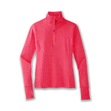 Brooks Dash 1/2 Zip Löpning Jacka Dam Rosa | 825-YZPAOT