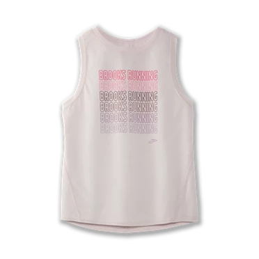 Brooks Distance Graphic Tank Löpartopp Dam Rosa | 375-WLUESH