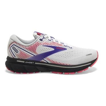 Brooks Ghost 14 Stabila Löparskor Dam Vita / Lila / Korall | 465-XNFWRQ