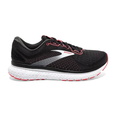 Brooks Glycerin 18 Stabila Löparskor Dam Svarta / Korall / Vita | 138-DWNOAK