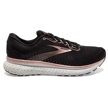 Brooks Glycerin 18 Stabila Löparskor Dam Svarta / Rosa Guld / Grå | 150-ONRFSB