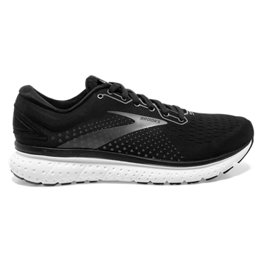 Brooks Glycerin 18 Stabila Löparskor Dam Svarta / Vita | 527-UFDMBK