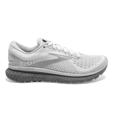 Brooks Glycerin 18 Stabila Löparskor Dam Vita / Grå | 582-JMFOST