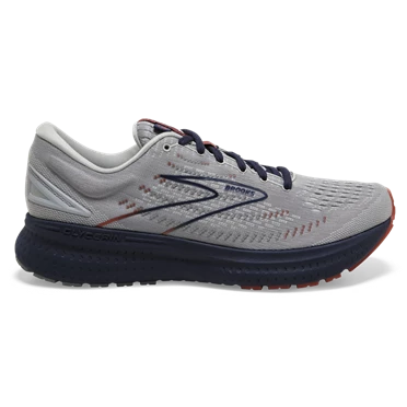 Brooks Glycerin 19 Stabila Löparskor Herr Grå / Marinblå | 301-PHETCS