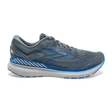 Brooks Glycerin GTS 19 Stabila Löparskor Herr Grå / MörkBlå | 945-KINFVJ