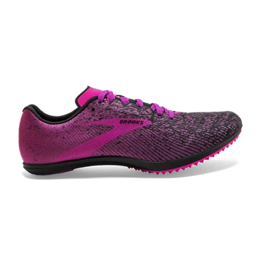 Brooks Mach 19 Spikeless Spår & Längdskor Dam Svarta / Rosa | 904-LQDOYW