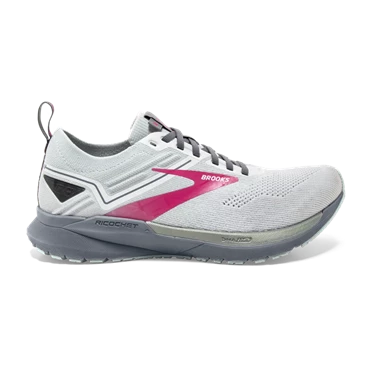 Brooks Ricochet 3 Stabila Löparskor Dam Vita / Rosa | 051-TAEQLY