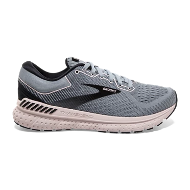 Brooks Transcend 7 Stabila Löparskor Dam Grå / Svarta / Lila | 178-SGCODH