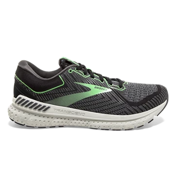 Brooks Transcend 7 Stabila Löparskor Dam Svarta / Gröna | 328-QCYWJM